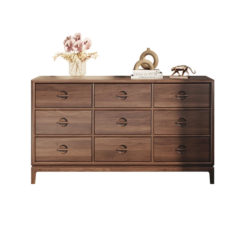 

*Новый комод в китайском стиле, домашний комод из цельного дерева, шкаф для хранения, деревянная доска, комод, вставная мебель