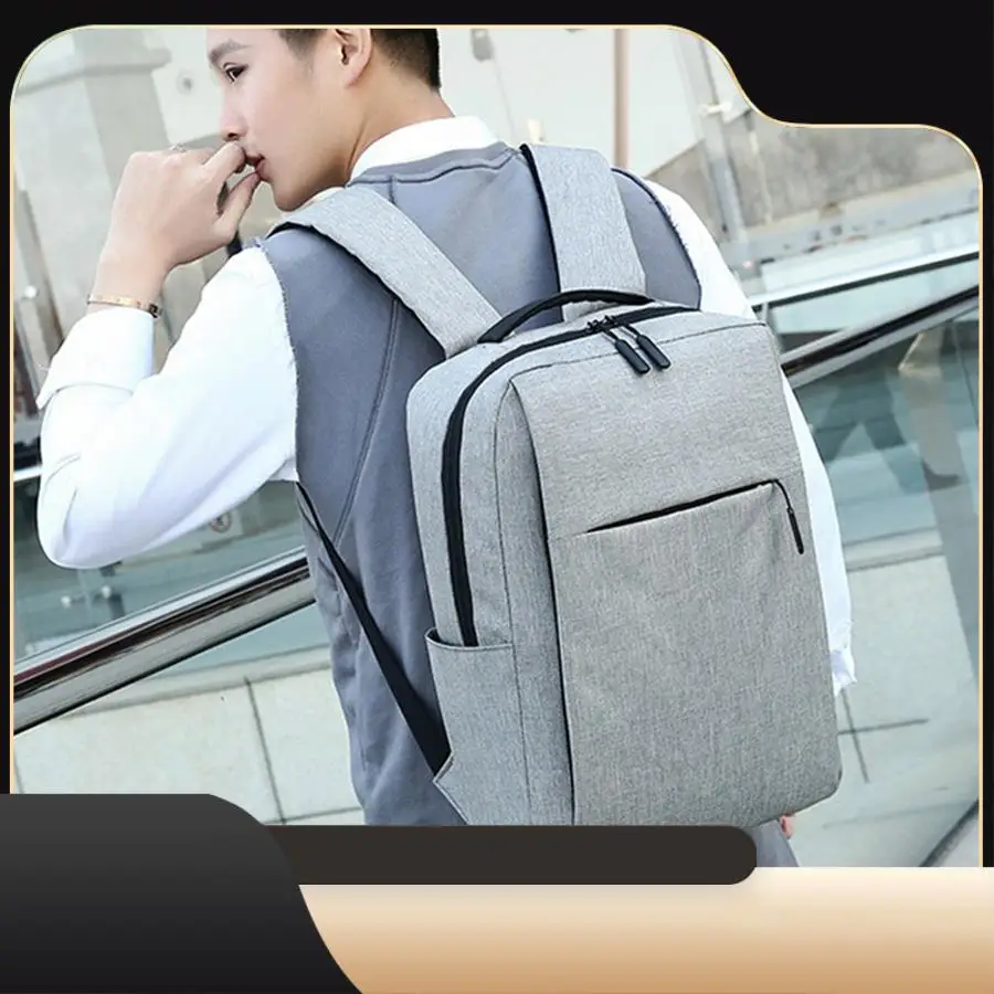 

Новый USB-рюкзак для ноутбука, деловой рюкзак большой емкости, мужской компьютерный школьный рюкзак, дорожная сумка, студенческая сумка-T44C