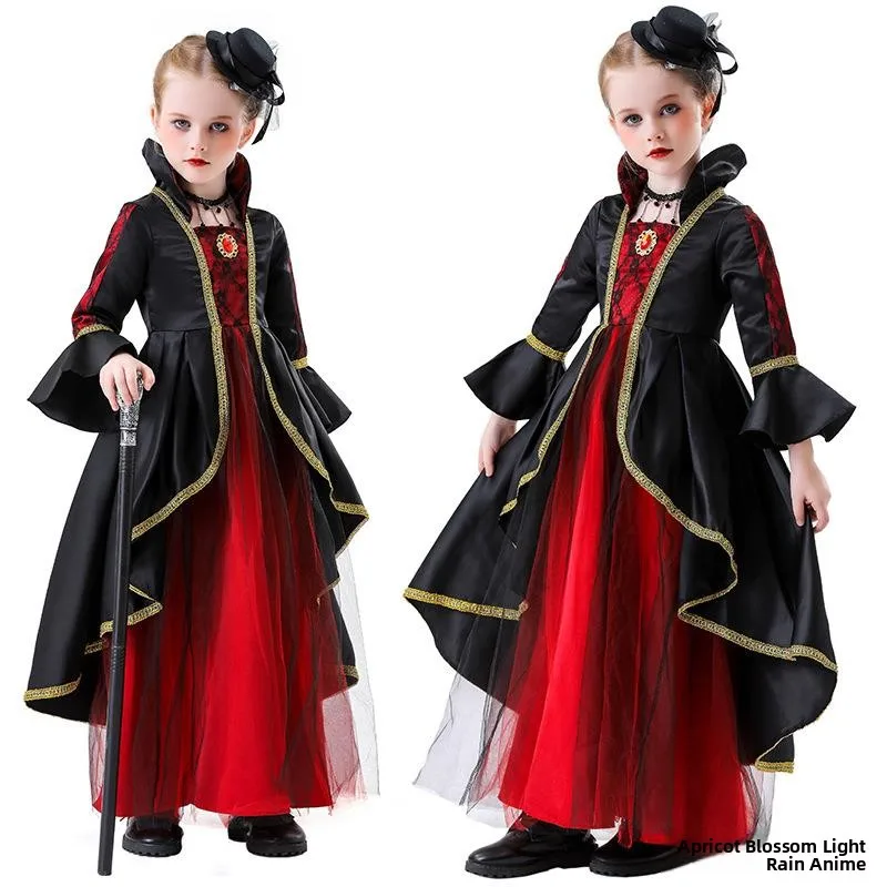 

loween New Children's Little Witch Role-plang Cosplay Fairy T Stage Costume Traditional Hanfu Women's Clothing