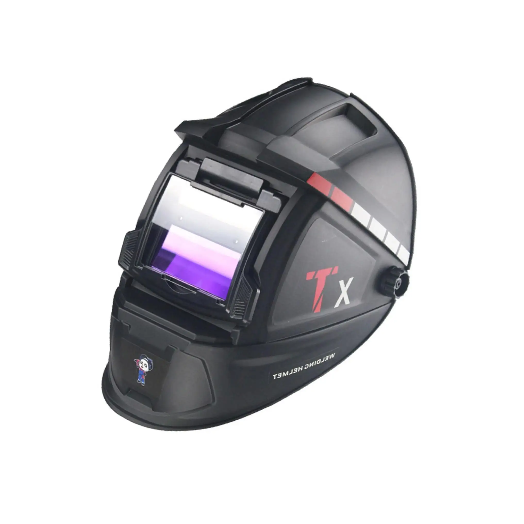 

Солнечная энергия, автоматический затемняющий сварочный шлем, 2 датчика дуги для Mig ARC