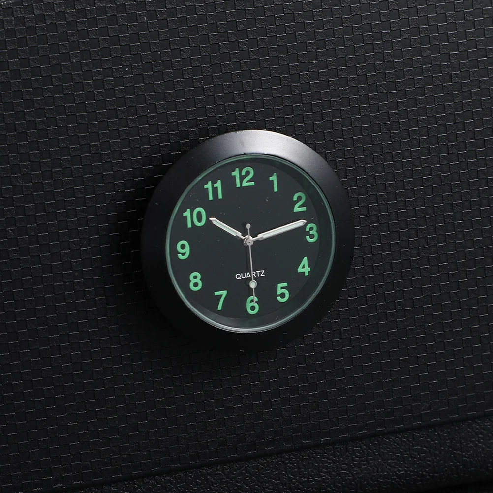 

2Pcs Car Clock Dashboard Luminous Quartz Pointer Auto Interior Decoration Small Car Clock for Vehicle Accessories