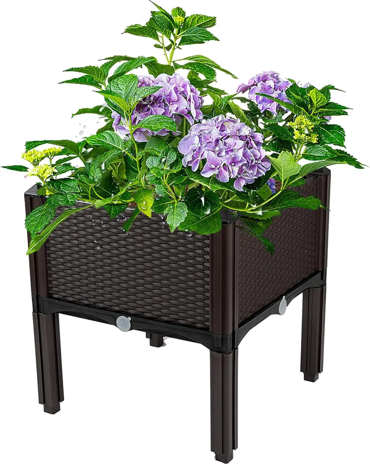 

Planter for Outdoor Plants with Legs Raised Garden Bed Planter Box Elevated Garden Boxes Plant pots Perfect for Garden Patio Bal