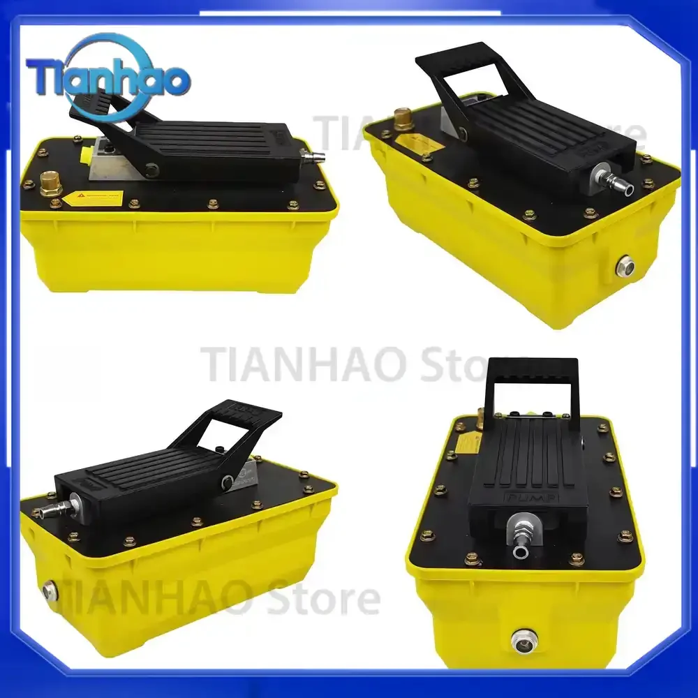 BQ-DA2 Pneumatic Hydraulic Foot Pedal Air Pump with 70 MPa Hydraulic Pressure for Single Acting Cylinder