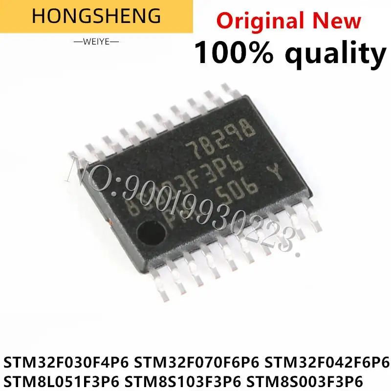 1pcs/lot  STM32F030F4P6 STM32F042F6P6 STM32F070F6P6 STM8L051F3P6 STM8L101F3P6 STM8S003F3P6 STM8S103F3P6 TSSOP-20 In Stock