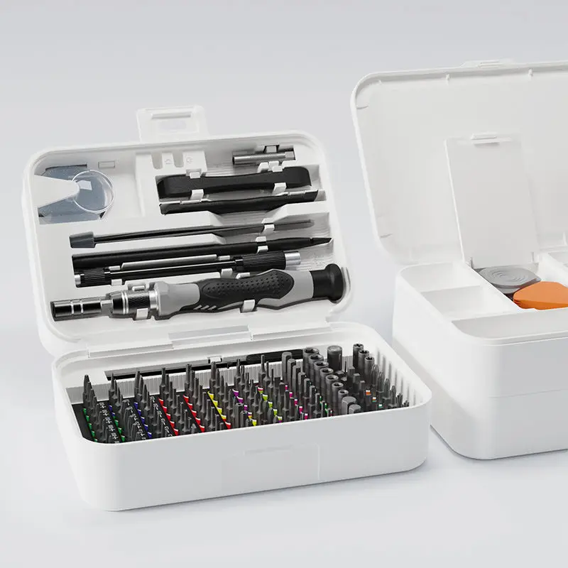 Cacciavite di precisione manuale portatile originale 132 in 1 Set completo di strumenti di riparazione per orologi per telefoni cellulari