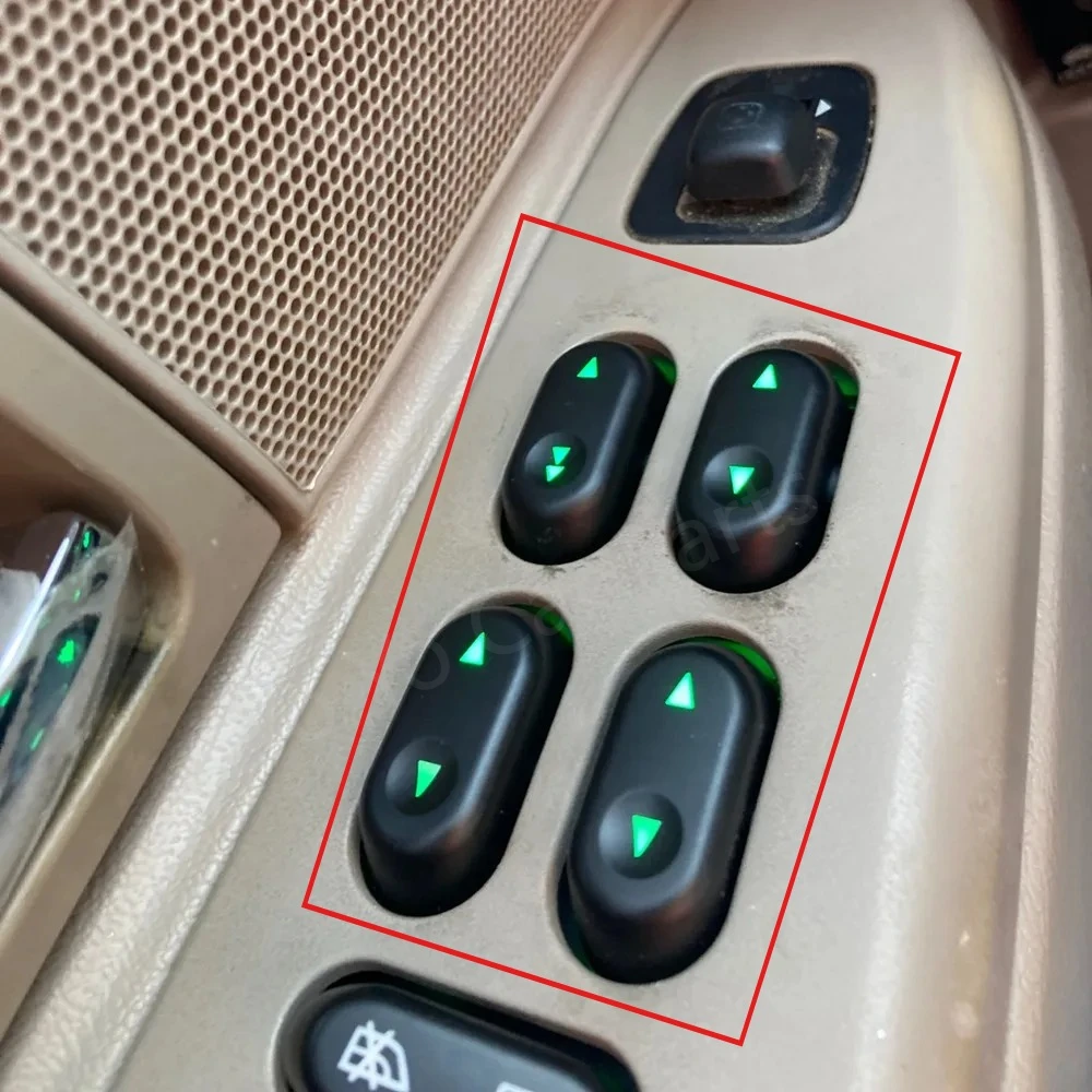 5L1Z14529AA Power Window Switch Regulator Button for Ford F150 Crown Victoria Expedition Mercury Grand Marquis Lincoln Mark LT