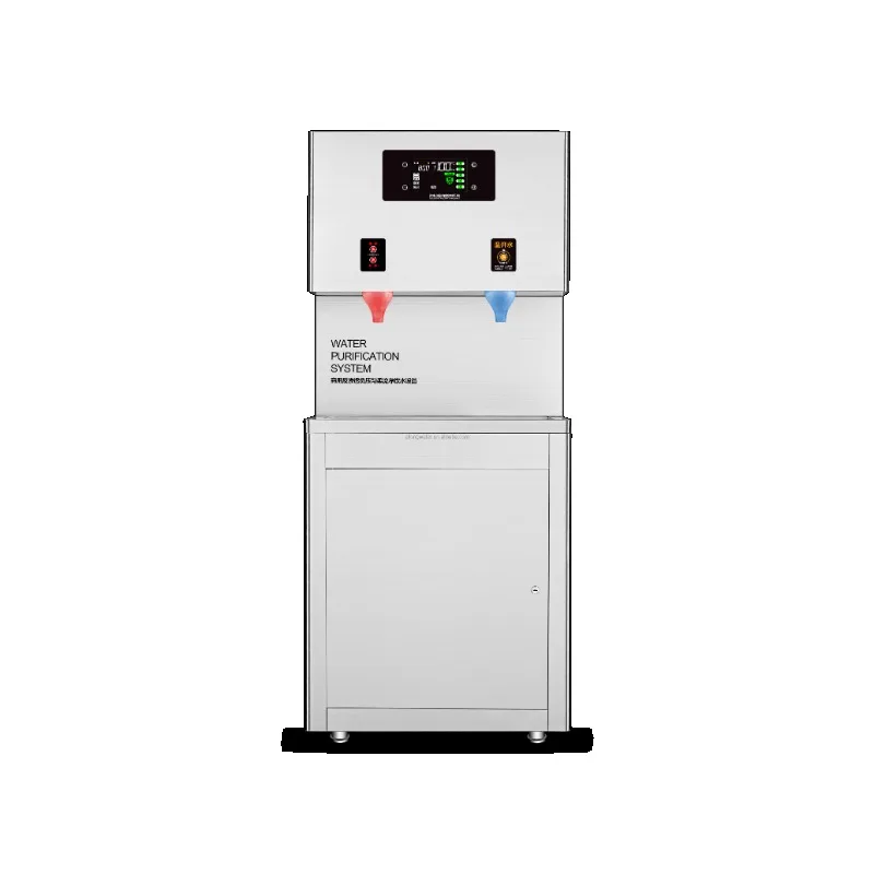 stainless steel Aron brand cold water dispenser 2 taps, easy to operate, outdoor hotel50-80 liters
