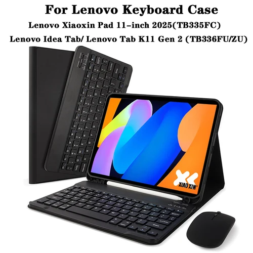 Imagen 1 del producto Funda para Lenovo Xiaoxin Pad 11 lnch 2025, para Lenovo Idea Tab / K11 Gen 2 11 ""funda para tableta con teclado desmontable y ranura para bolígrafo