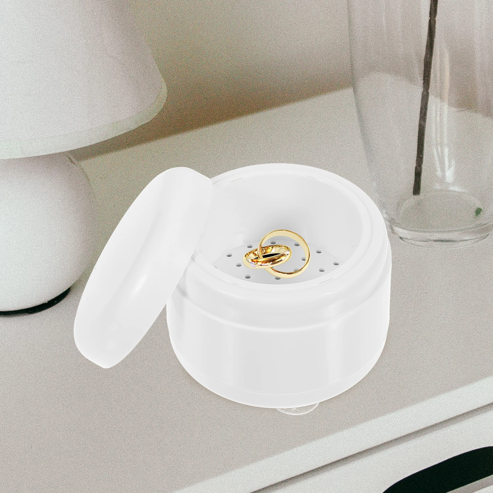 

Jewelry Cleaner Low Noise Portable Glasses Cleaning Kit for All PP Lab Silver Cleaner Jewelry Equipment