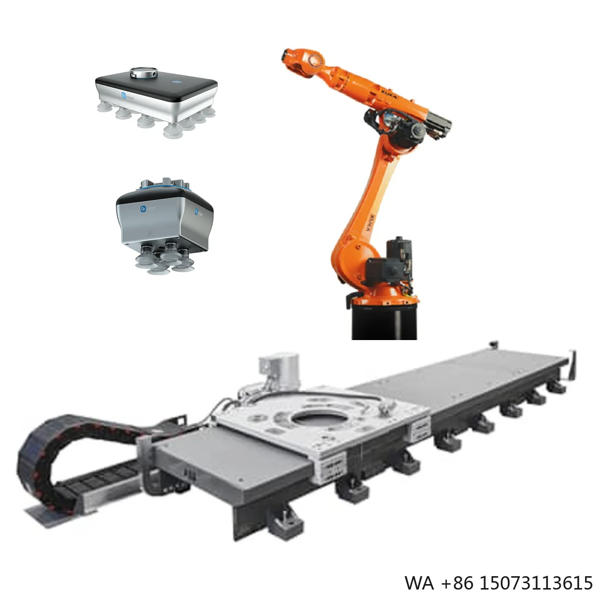 Pince robotique originale pour aspirateur robotisé IRB 1520ID, garantie 1 an, pour l'automatisation des entrepôts d'emballage alimentaire et de fruits