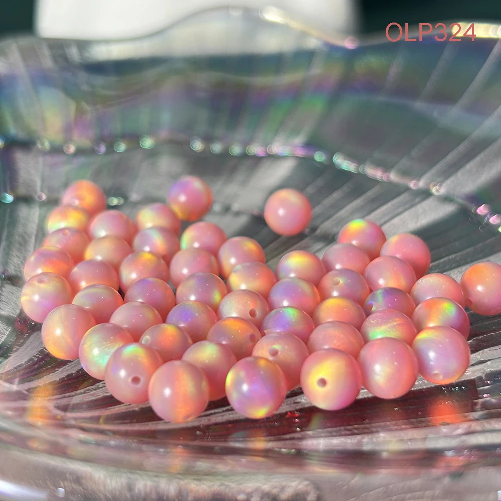 20pcs 50pcs/Lot Opal Beads for Jewelry Making Synthetic Nebula Opal OLP324-335