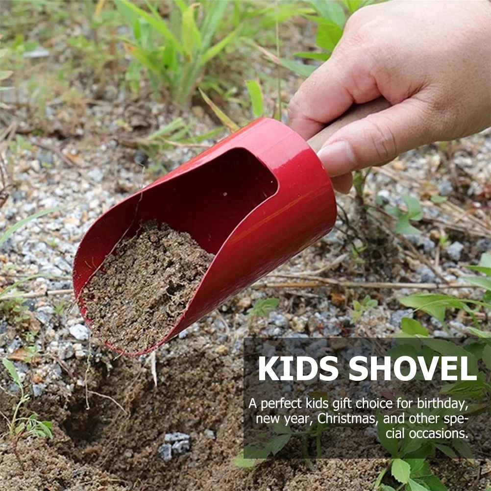 Ensemble d'outils de jardin pour enfants, 5 pièces, manche en bois, Mini pelle râteau Portable pour activités de plantation en plein air, travail de jardin, apprentissage par