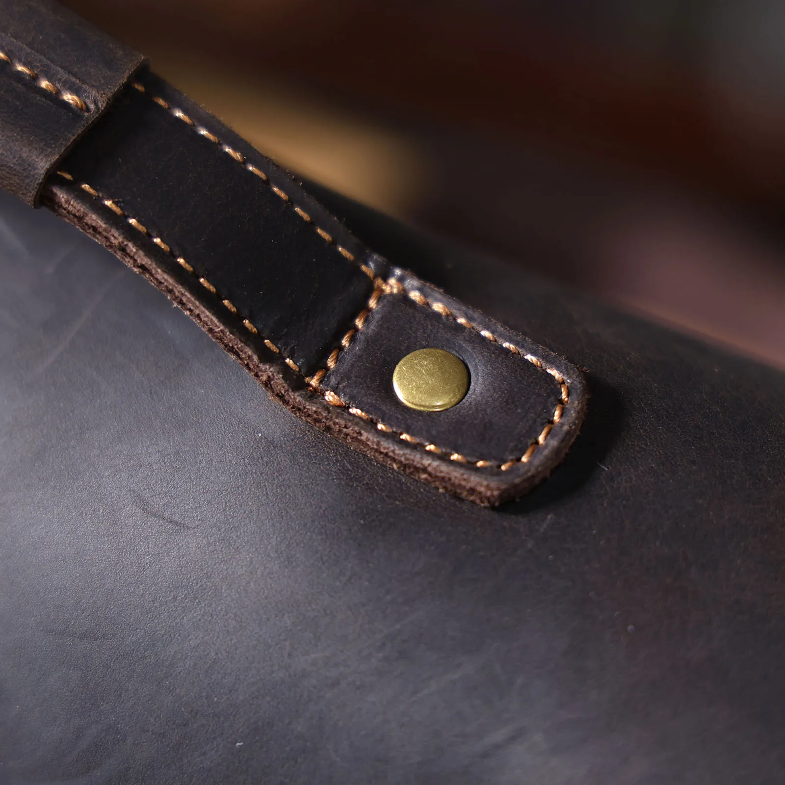 S.WORKER Vintage Echtleder Herren-Aktentasche 16" Laptop-Tasche Crazy Horse Leder Messenger-Handtasche Rindsleder Geschenkidee für Männer – Detail 17