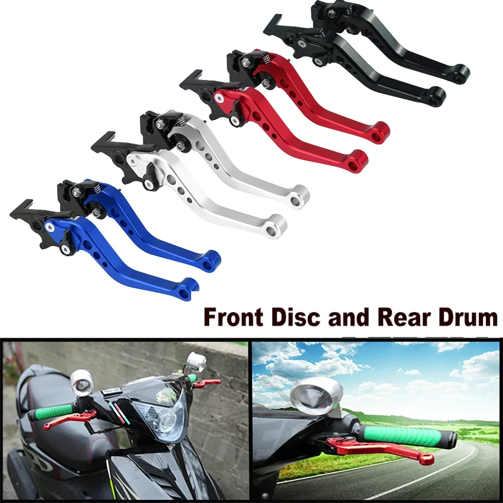 

Universal Motorcycle Brake levers Motorcycle Accessories Modified Horn Adjustable Hand Lever GY6