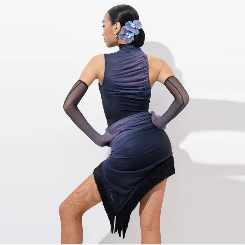 New Latin Dance Accessories For Women Chacha Rumba Dance Headwear Adults Latin Dance Gloves Stage Practice Headdress DW251