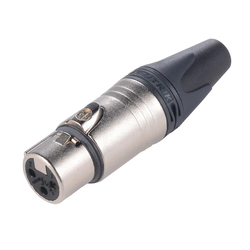

NEUTRIK XLR 3 Pin Balanced Plug Male Female Cable Connector Microphone Audio NC3MXX NC3MXX-B With Colored Ring