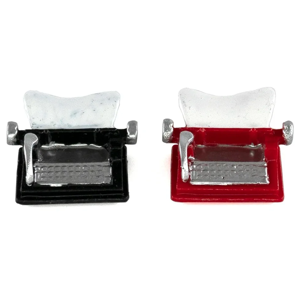 1/12 Scale Dollhouse Mini Metal Typewriter Simulation Model Miniature Study Furniture Decor Accessories