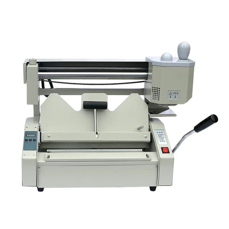 

Adhesive machine Hot melt adhesive Manual desktop bidding machine Small a4 binding