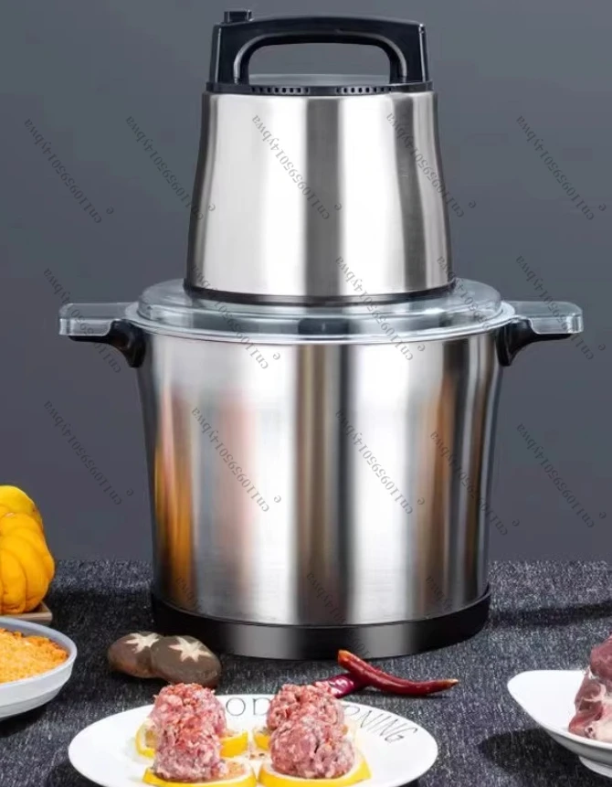 8L Metal Fufu Machine Household Kitchen Food Mixer Vegetable Stainless Steel Meat Grinder view 2