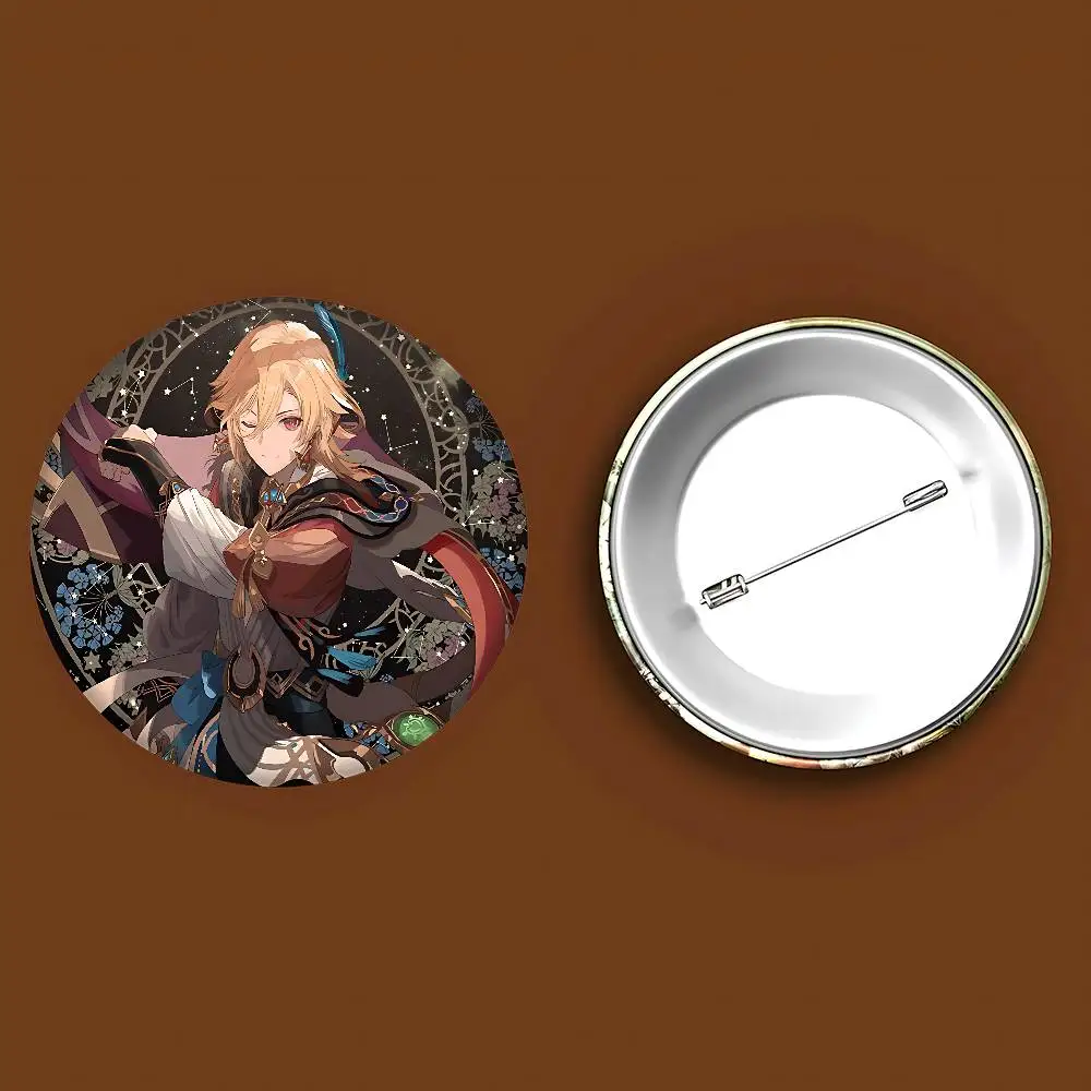 Genshin Impact Kaveh دبوس زر ناعم قابل للتخصيص للنساء مجوهرات إبداعية شارة مضحكة قبعة لمحبي الرسوم المتحركة #5