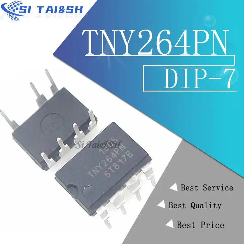 10PCS TNY264PN DIP7 TNY264 DIP TNY264P DIP-7 264PN new and original IC