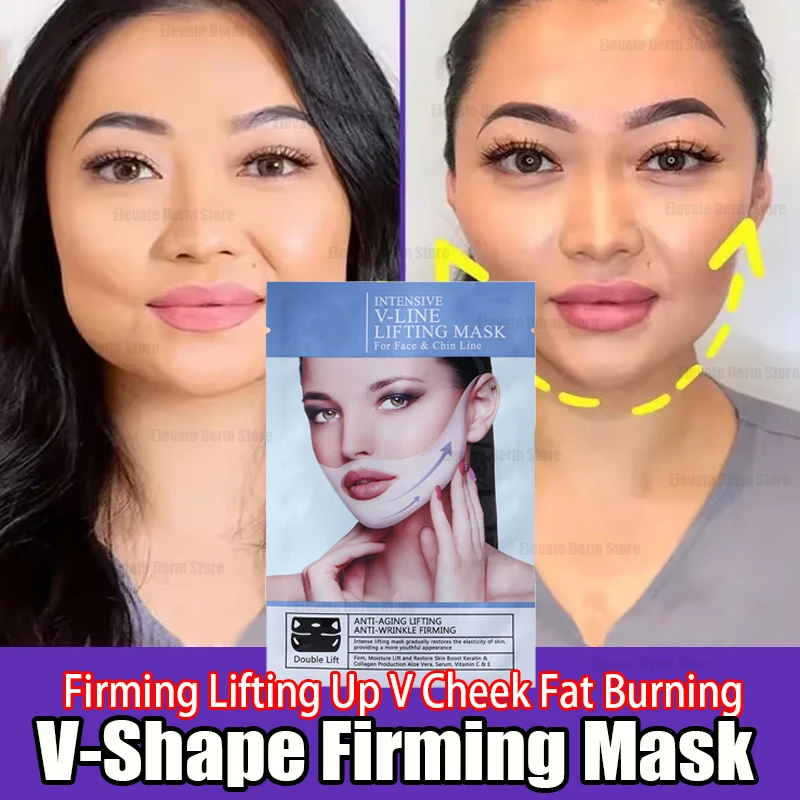 V-Shape Face Slimming Facial Mask Remove Double Chin Firming Lifting Face Line Fat Burning Anti Aging Beauty Care Products New