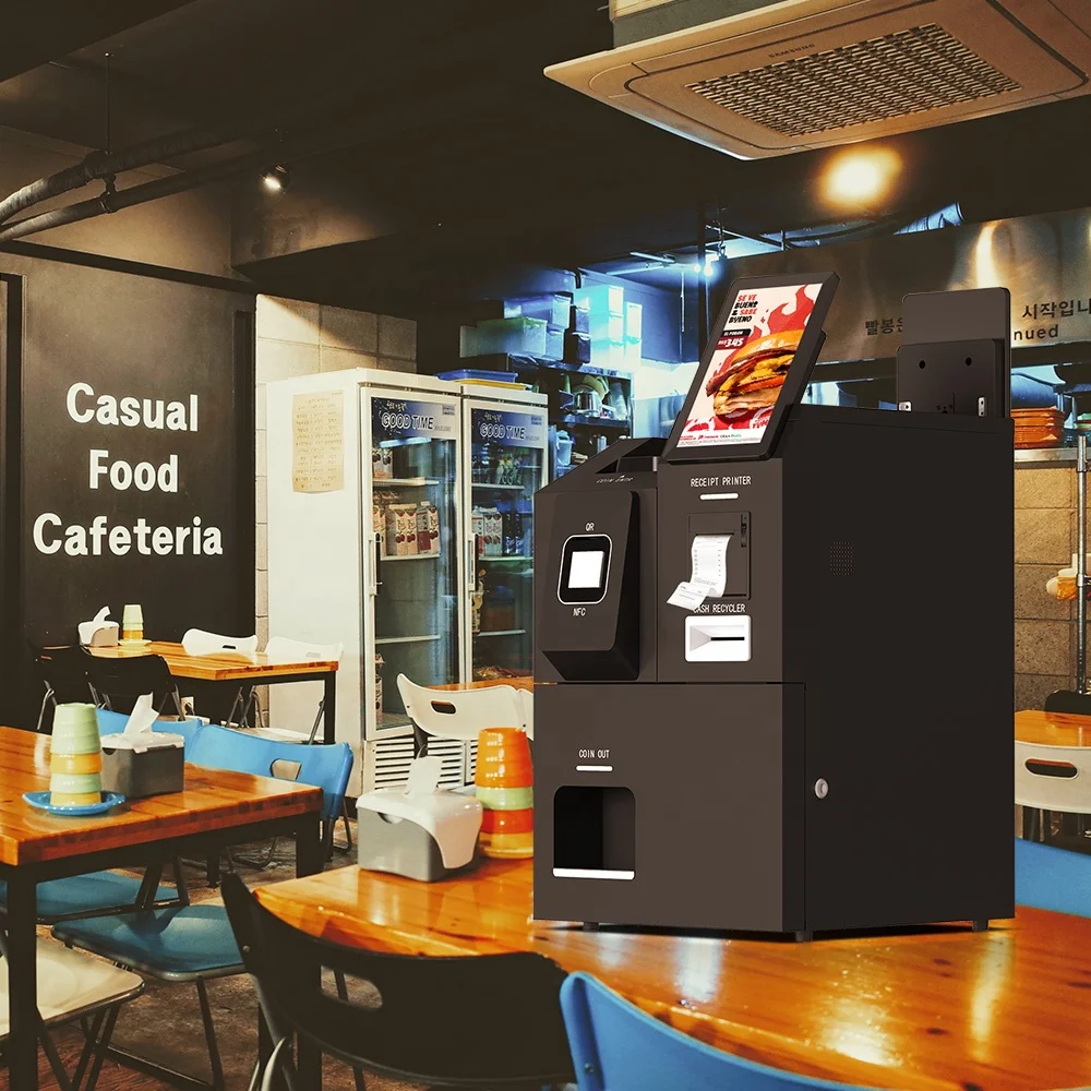 Touch All-in-one Machine Food Ordering Kiosk