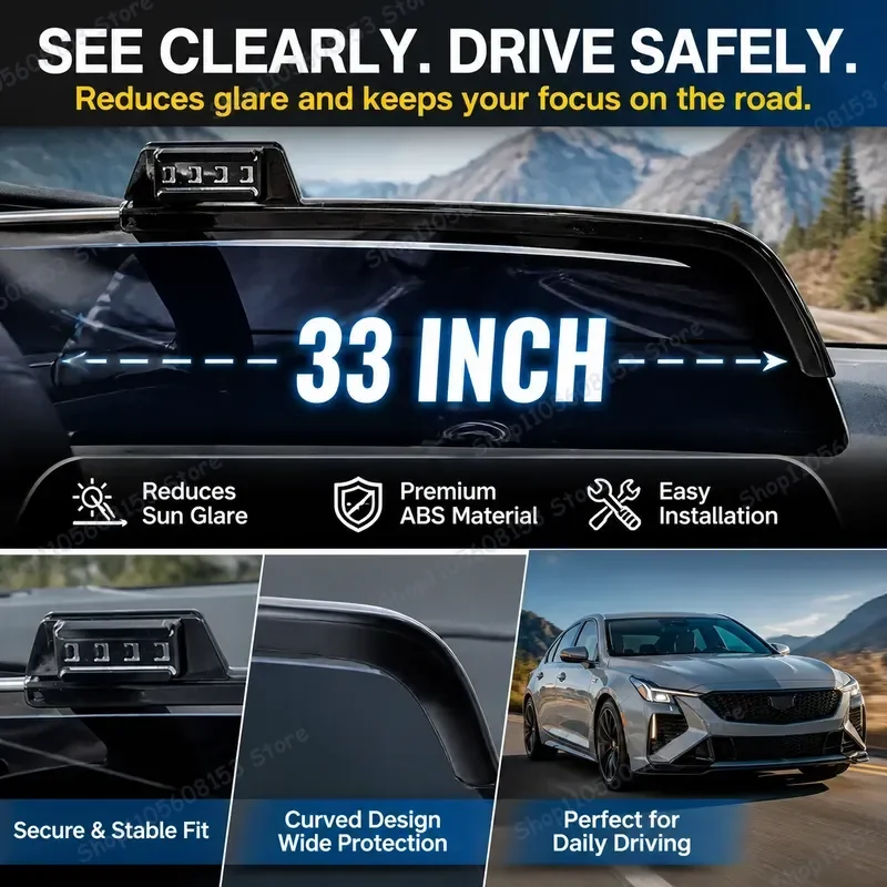 For Cadillac CT5 2025 2026 Clip On Phone Mount Adjustable Stable Car Holder No Vibration Dashboard Mount for Smartphone