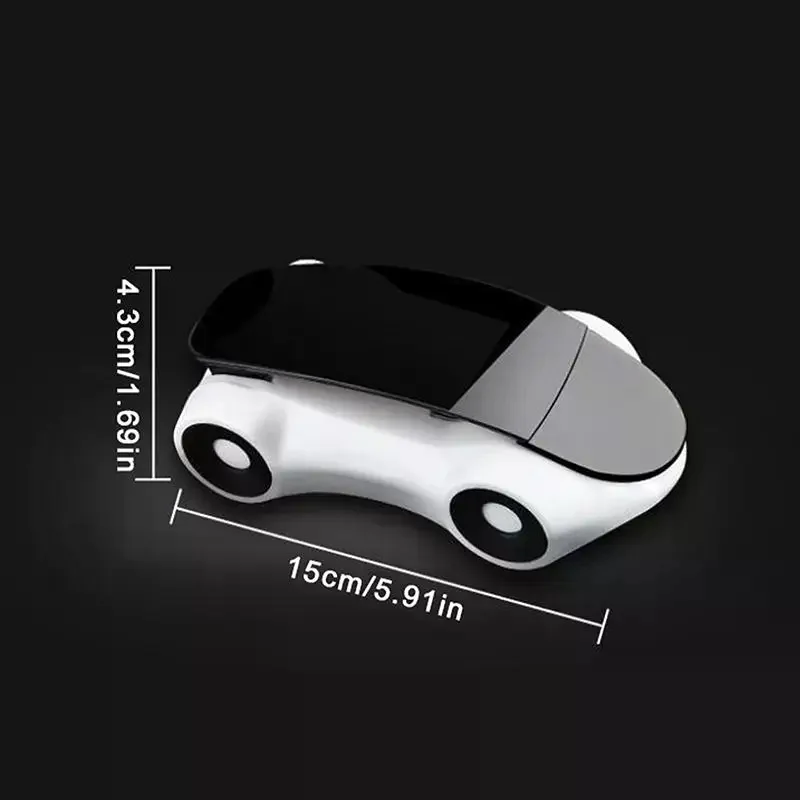 360° Rotating Car Model Bracket Strong Self-adhesive Car Mobile Phone Holder Car Interior Instrument Ornament Decor