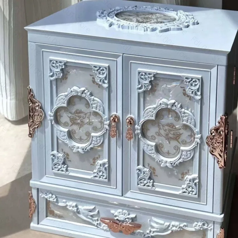 Butterfly Cloud Box Desktop Jewelry Empty Box Showcase Does Not Include Cosmetics Makeup Case
