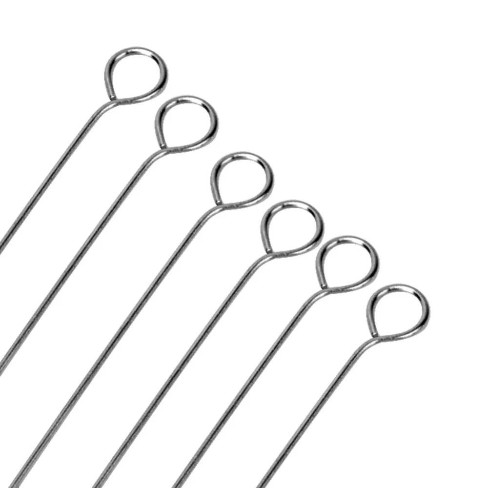 50 Pcs,4 mm 4mm Loop Diameter Inoculating Loop Nichrome Alloy Circular Loop Shape Nichrome Wire Loop Replaceable Heat Tough