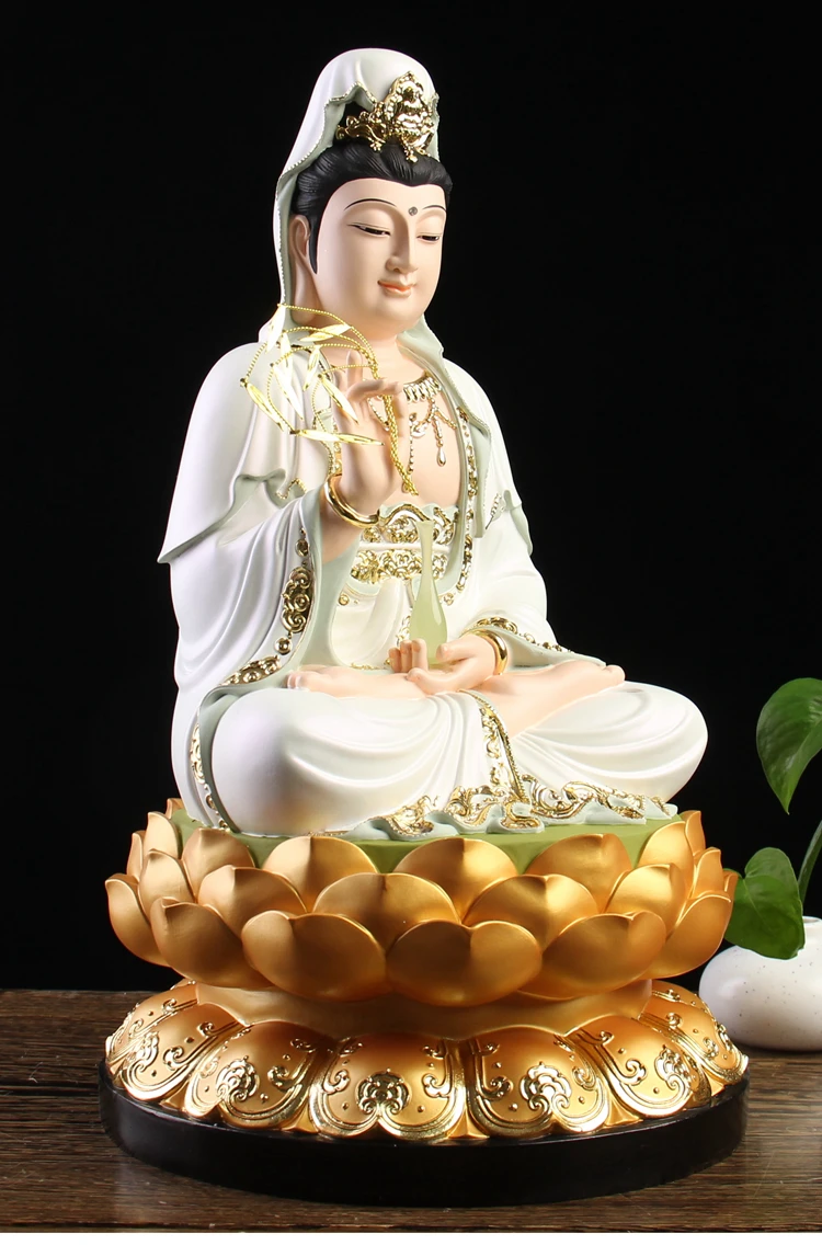 آسيا تايلاند عالية الجودة الراتنج تمثال بوذا آلهة قوانيين ساكياموني مايتريا بوذا إله الثروة ksitigarbha سلامة الأسرة #2