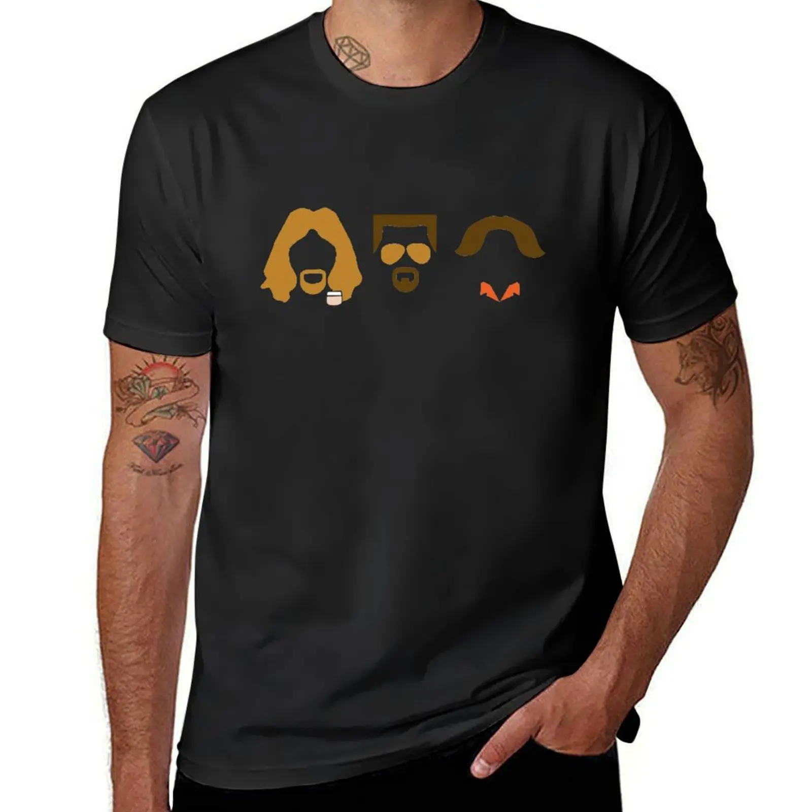 

Big Lebowski Trio T-Shirt oversized graphic tee Funny t-shirts boys animal print mens cotton t shirts