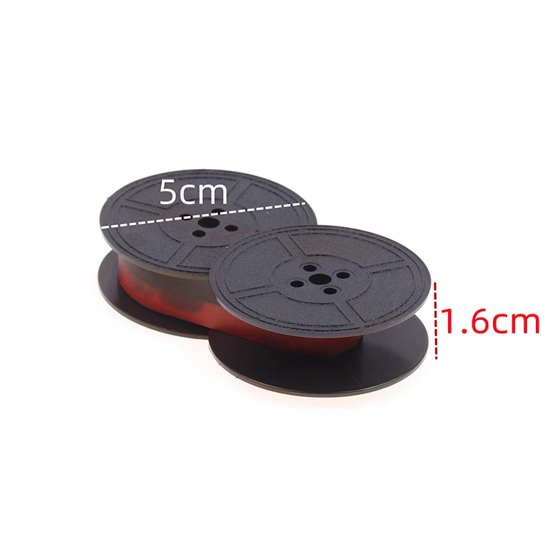 1pc Typewriter Ribbon Twin Spool Typewriter Ribbon Red And Black Twin Spool Replacement Pack For Most Typewriter Accessories
