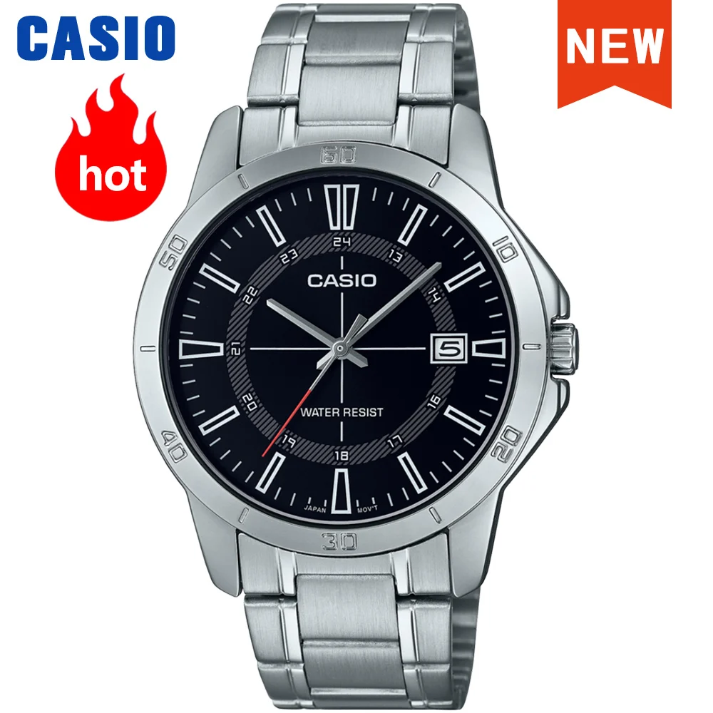 Casio-reloj de pulsera deportivo para hombre, conjunto de lujo, de cuarzo, resistente al agua, Militar