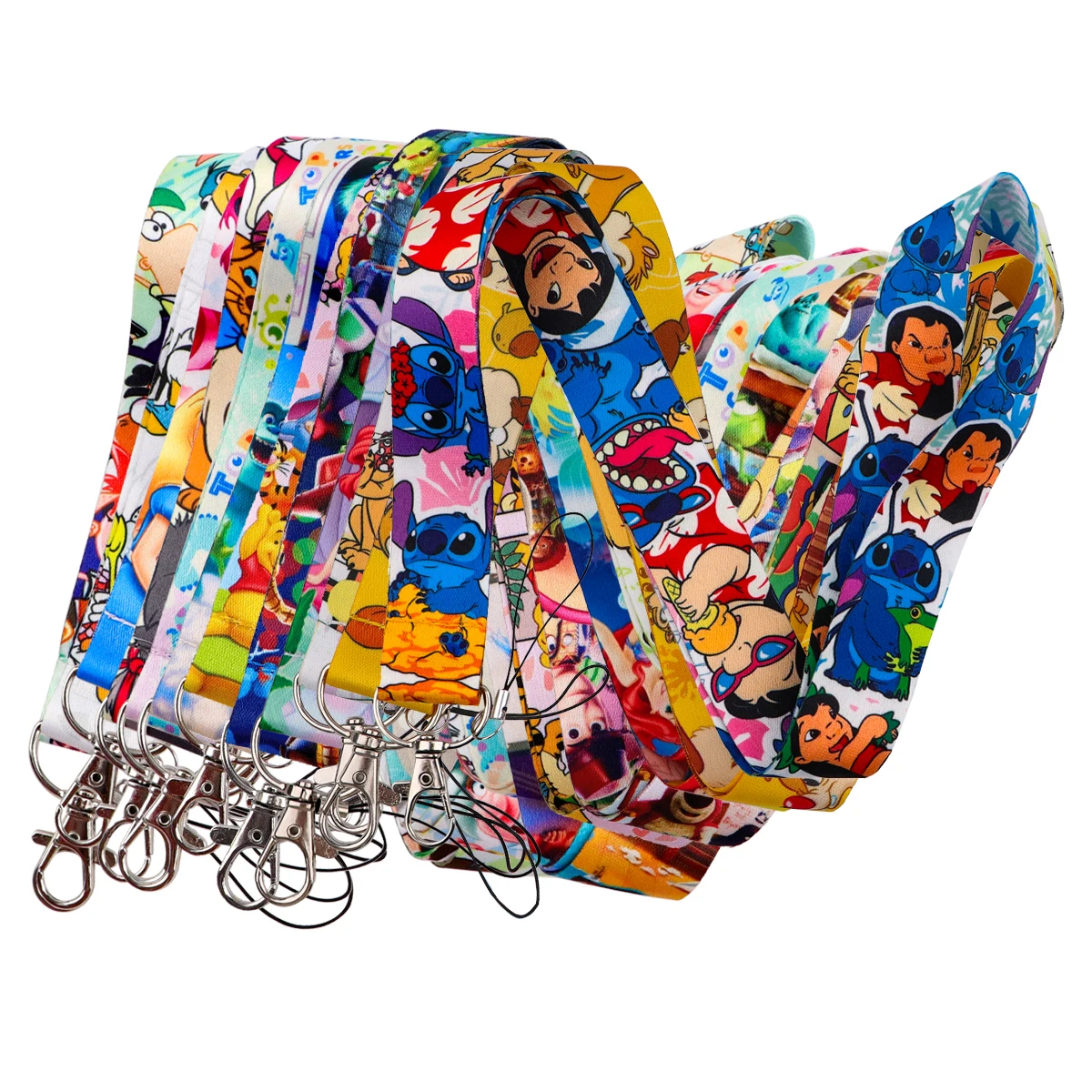 

Classic Cartoon Characters Rope Strap Keychain Lanyard For Cars Motorcycle Keys Anti-Lost Hang Rope Accessories Gifts for Friend