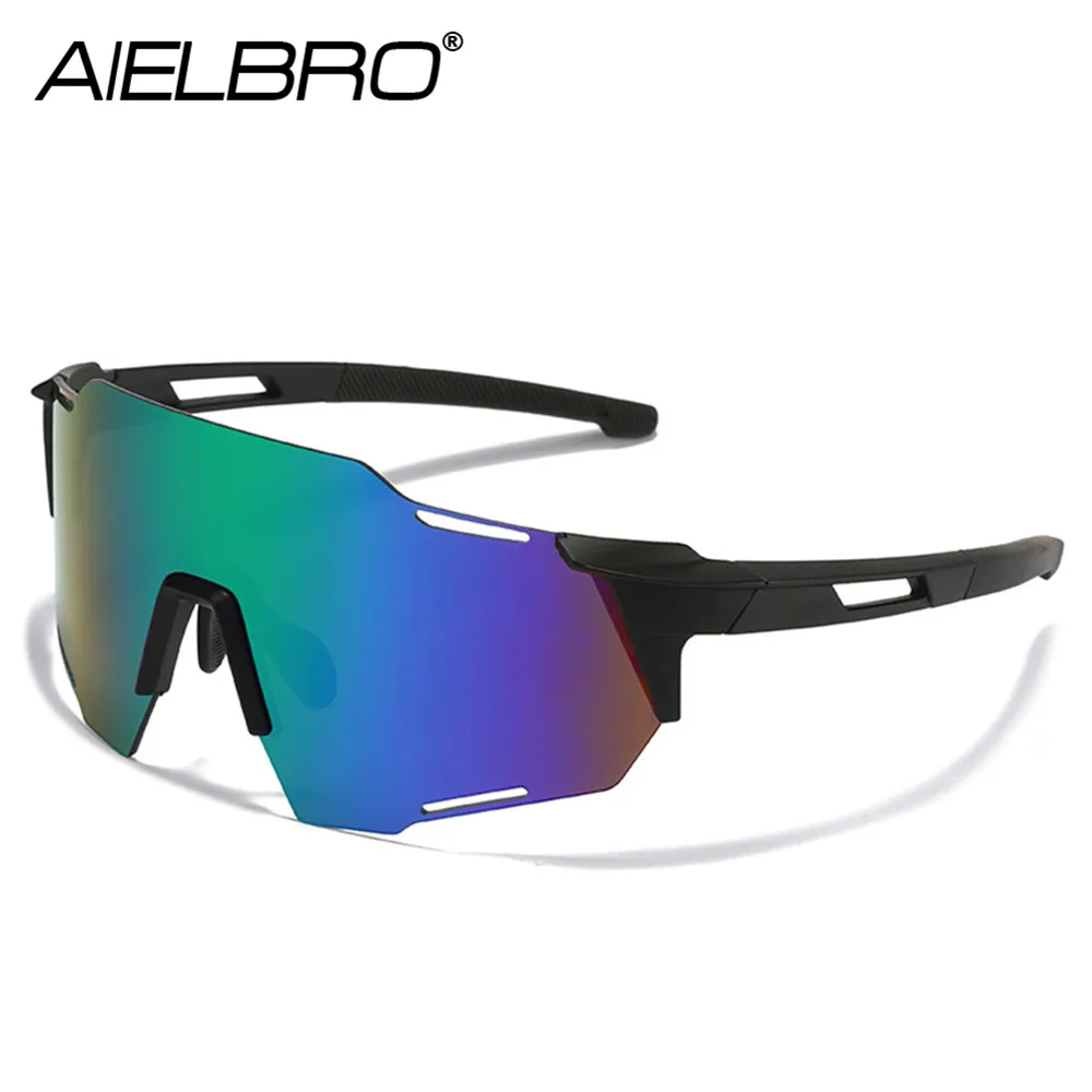 AIELBRO 2023 Cycling Sunglasses Fashion Cycling Eyewear Cycling Glasses UV400 Bicycle Outdoor Sports Sunglasses for Men