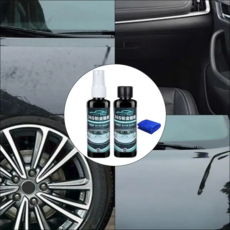 HI CharacterScratch Repair Spray 2 pour voiture, Nettoyant intérieur, Revêtement super hydrophobe, Cuir