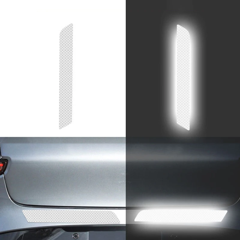 

Universal Car Reflective Sticker Car Bumper bodywork Motorcycle Anti Collision Night Warning Reflective Sticker Auto Accessories