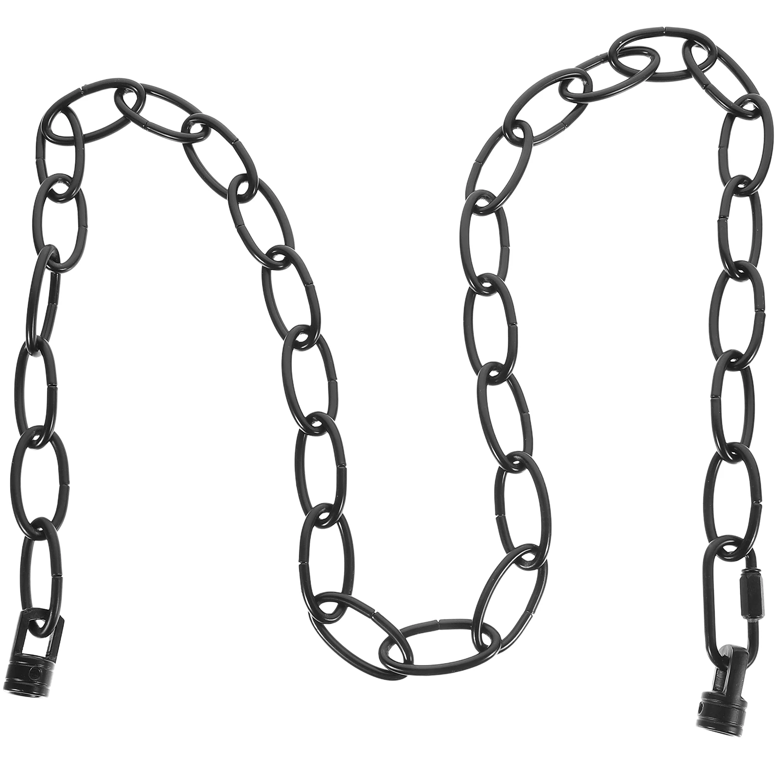 

Egg Shaped Ch Chain 1M Black 3 8MM Extendable Pendant Lighting Fixture Hanging Chain For Ceiling Lights Rooms