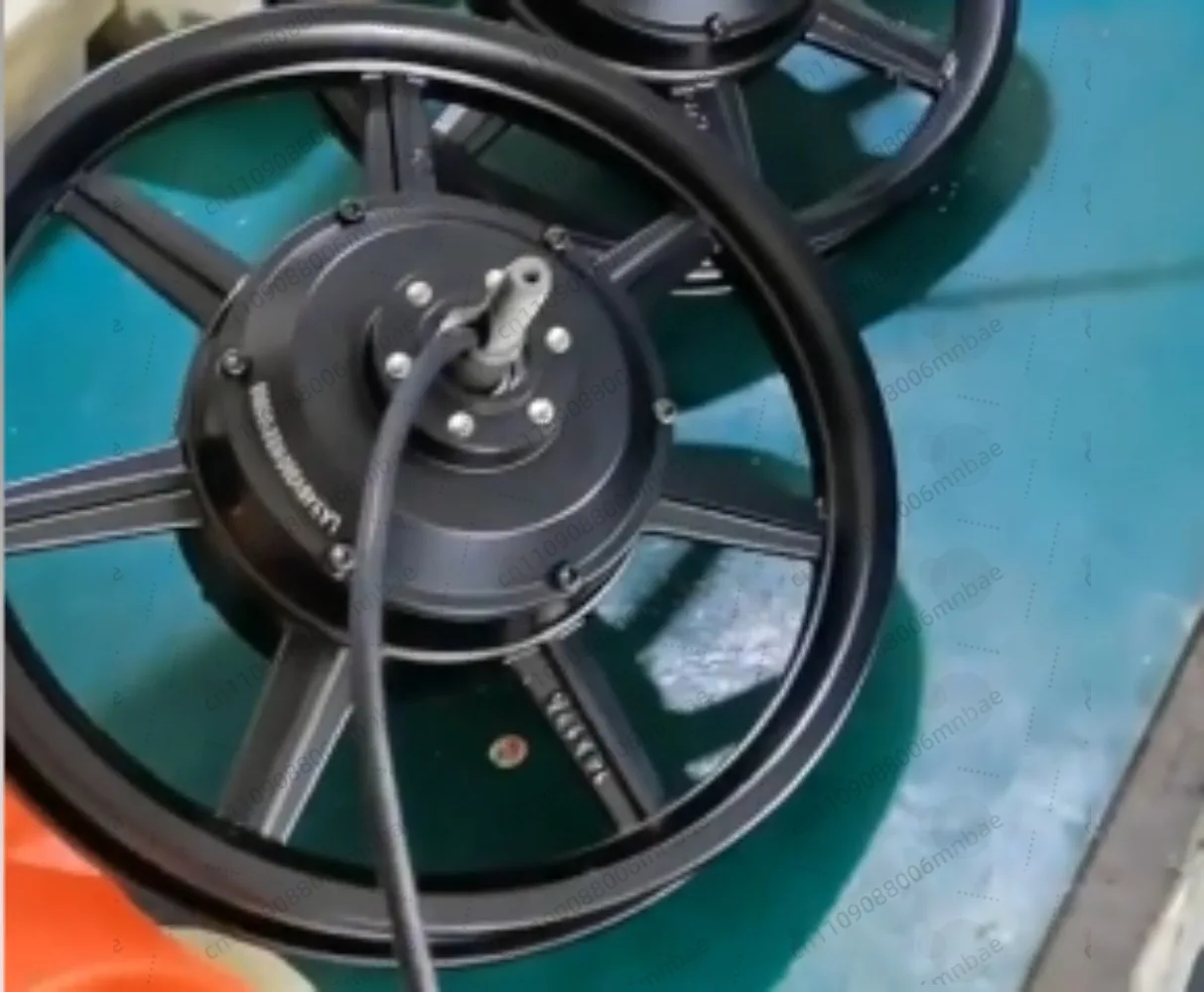 Driving Motor 14 inch 48V Motor Aluminum Alloy Brushless Tooth Driving Car High Speed Motor