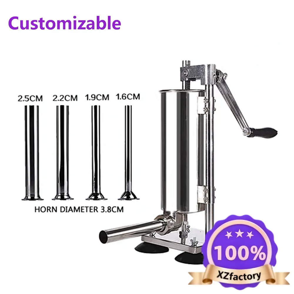 Factory Direct 2026 Top 5L Sausage Filler Manual Stainless Steel Sausage Filling Machine Sucker Enema Machine