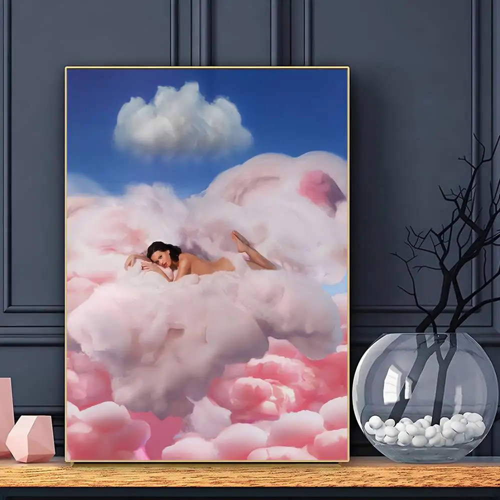 Singer K-Katy P-PerryS Poster HD Sticky Wall Art Printing Waterproof Home Living Bed Room Bar Aesthetic Decor