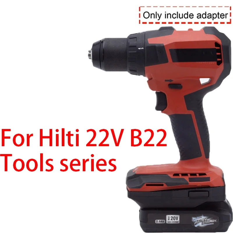 Adaptateur/convertisseur de batterie pour Hilti, 22V, B22, CPC, outils Eddie Ion vers Ferrex 20V, adaptateur de batterie Eddie Ion, accessoire pour outil électrique