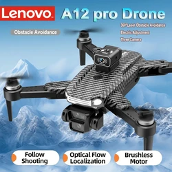 Lenovo A12 Pro 8K Drone Brushless Motor 4K Profesional FPV Quadcopter Obstacle Avoidance RC Drone Original Helicopter Toy