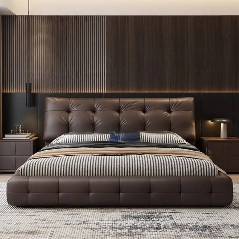 

Cheap Australia Double Bed Soft European Decor Wooden Japanese Double Bed Luxury Modern Storage Cama Queen Bedrooms Furniture