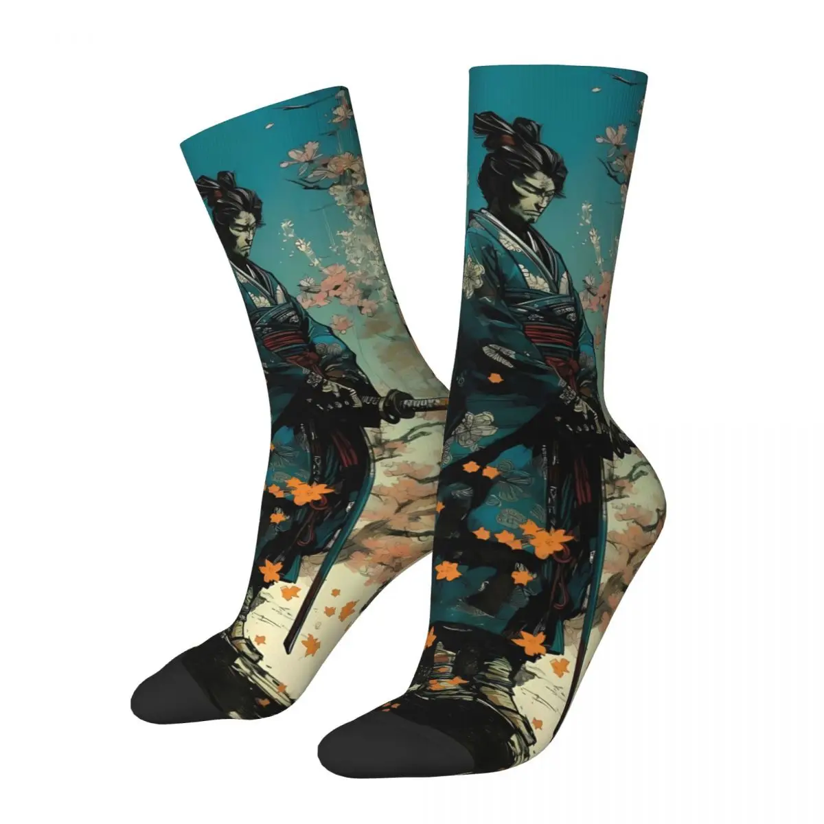 Warrior Animal Socks Printed Men's Stockings Polyester