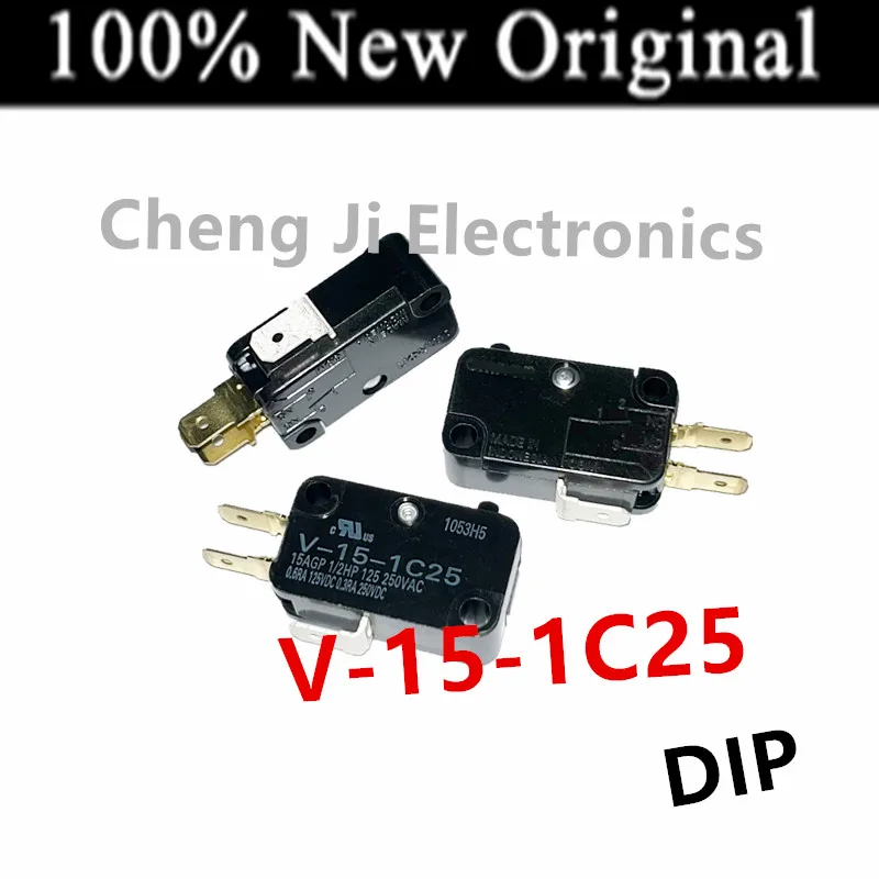 10PCS/Lot  V-156-1C25 、V-155-1C25 、V-154-1C25 、V-153-1C25 、V-152-1C25 、V-151-1C25 、V-15-1C25     New original micro switch