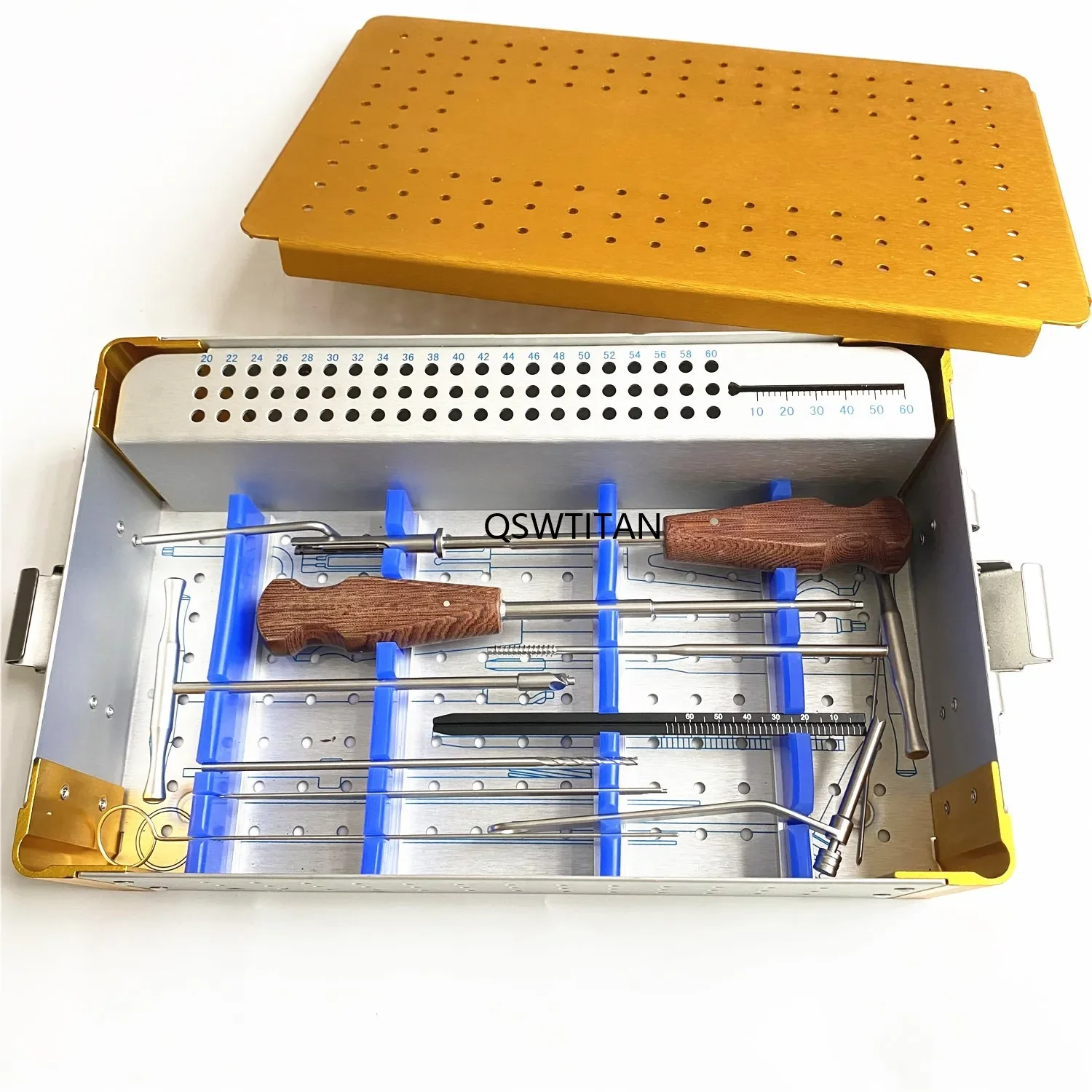 Orthopedic 4.5mm 6.5mm 7.3mm Cannulated Screw Instrument Kit  trauma surgery Veterinary Orthopedic instrument set