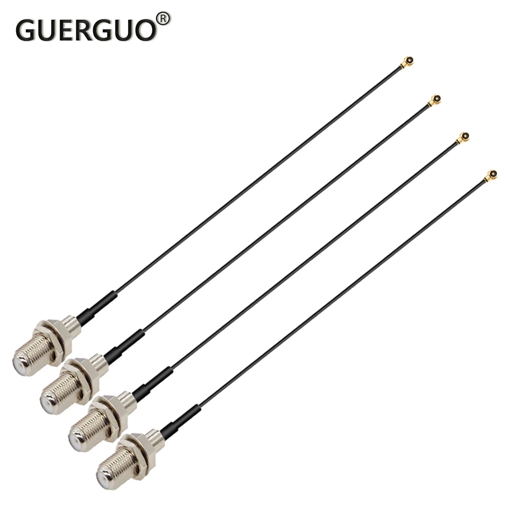 RF 1.13MM 0.81MM MHF Cable F Female F Male to u.FL MHF Female WIFI Antenna RF Coaxial Pigtail Extension Cable
